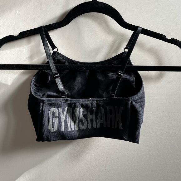 Women’s GymShark Black SportsBra Size XS - Picture 2 of 4
